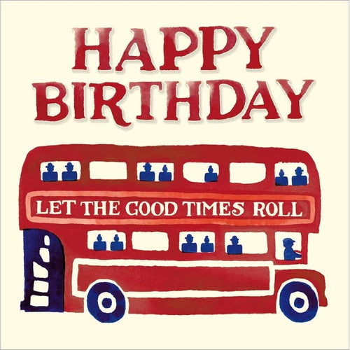 Emma Bridgewater London Bus Birthday Card