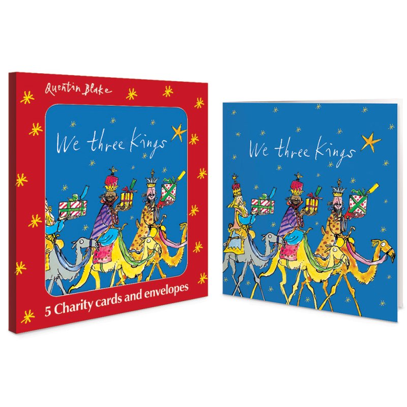 5 Raymond Briggs Three Kings Charity Christmas Cards