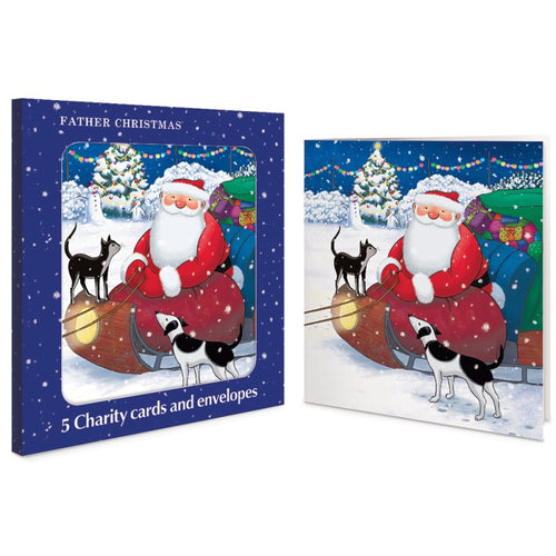 5 Raymond Briggs Father Christmas Charity Christmas Cards