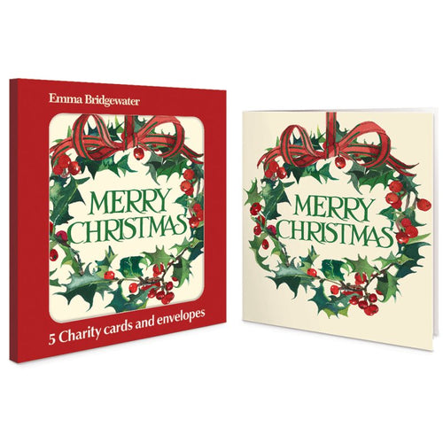 5 Emma Bridgewater Wreath Charity Christmas Cards