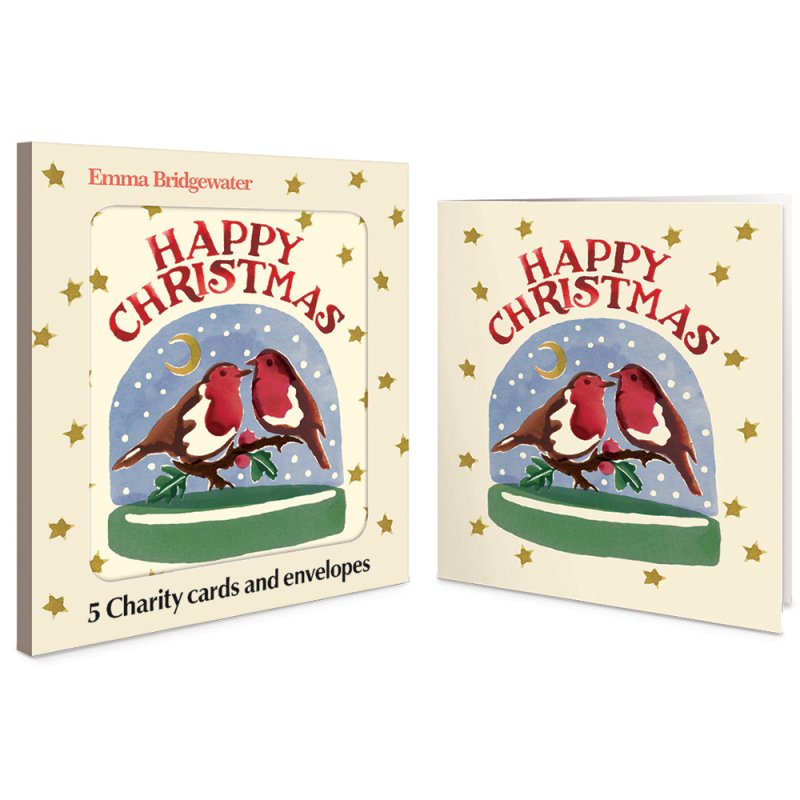 5 Emma Bridgewater Robins Charity Christmas Cards