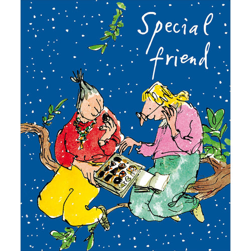 Quentin Blake Special Friend Christmas Card