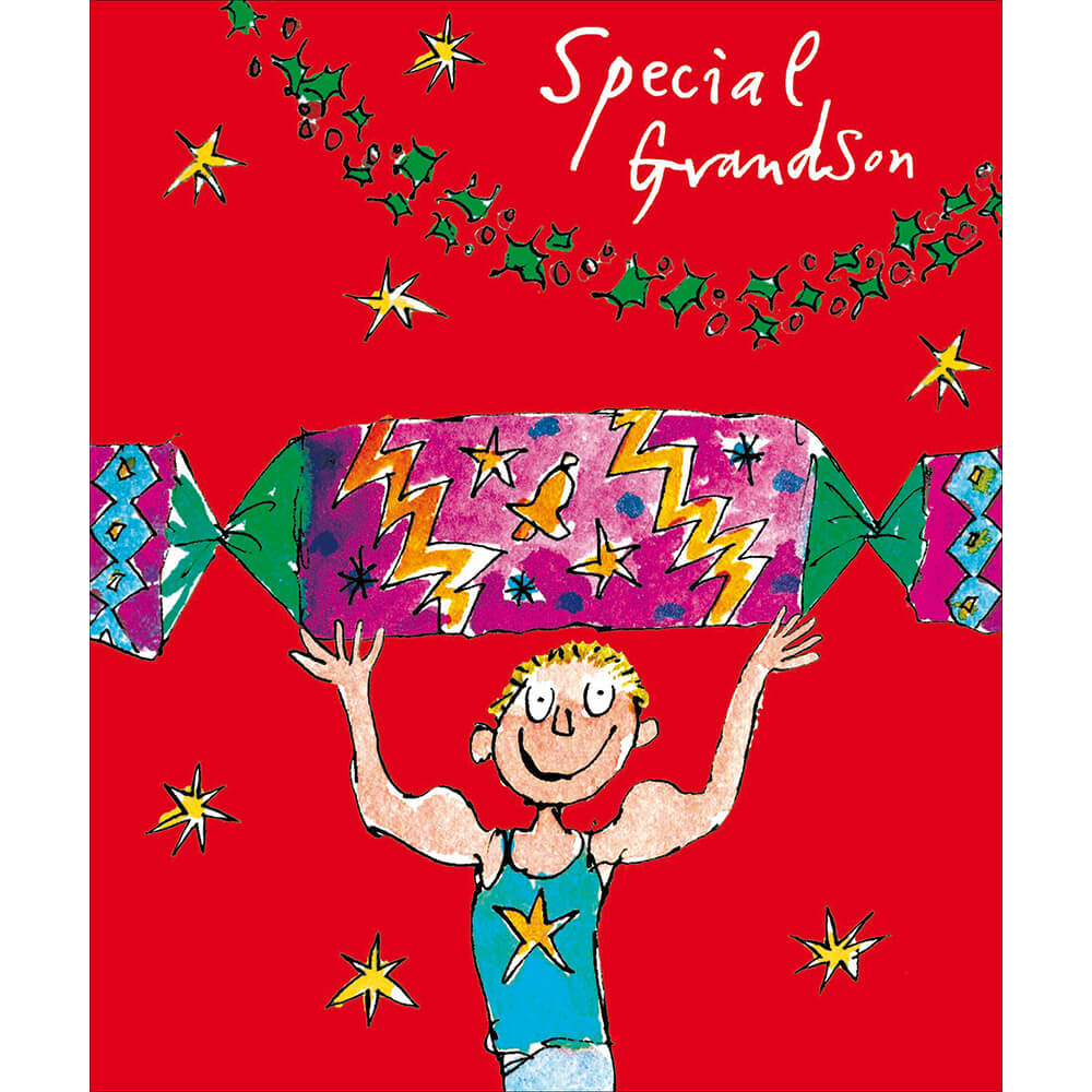 Quentin Blake Special Grandson Christmas Card