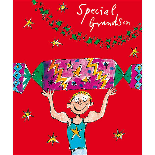 Quentin Blake Special Grandson Christmas Card