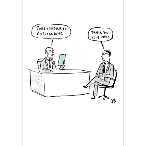 Invoice Birthday Card
