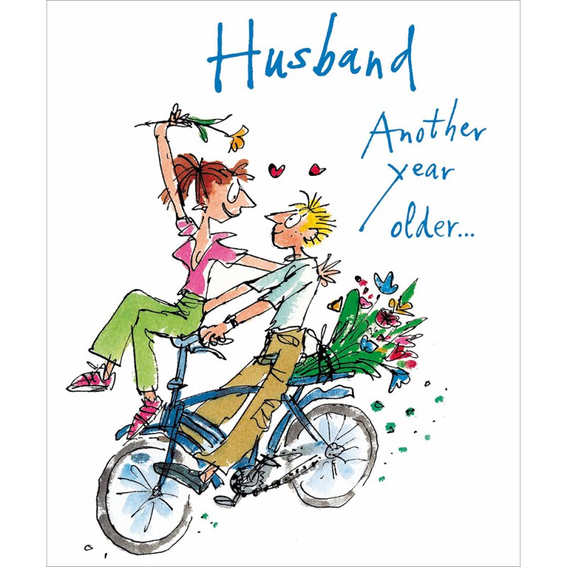 Quentin Blake Husband Birthday Card