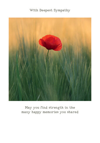 Sympathy Flower Card