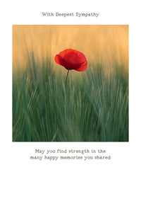 Sympathy Flower Card