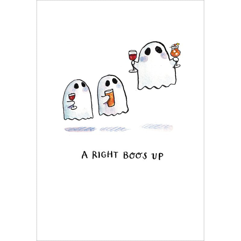 Boos Up Birthday Card