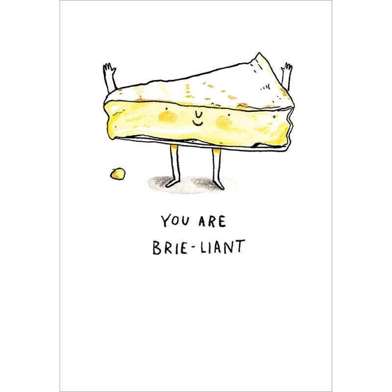 Brie-liant Birthday Card