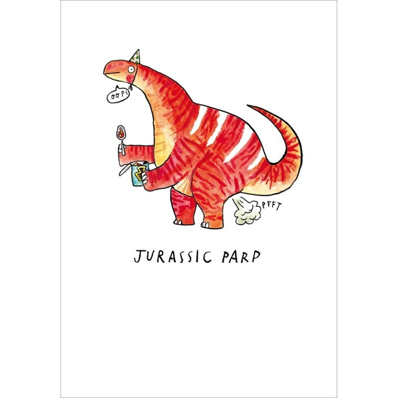 Jurassic Parp Birthday Card
