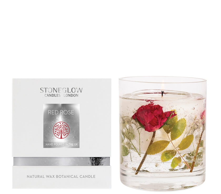 Red Rose Gel Candle