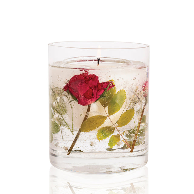 Red Rose Gel Candle