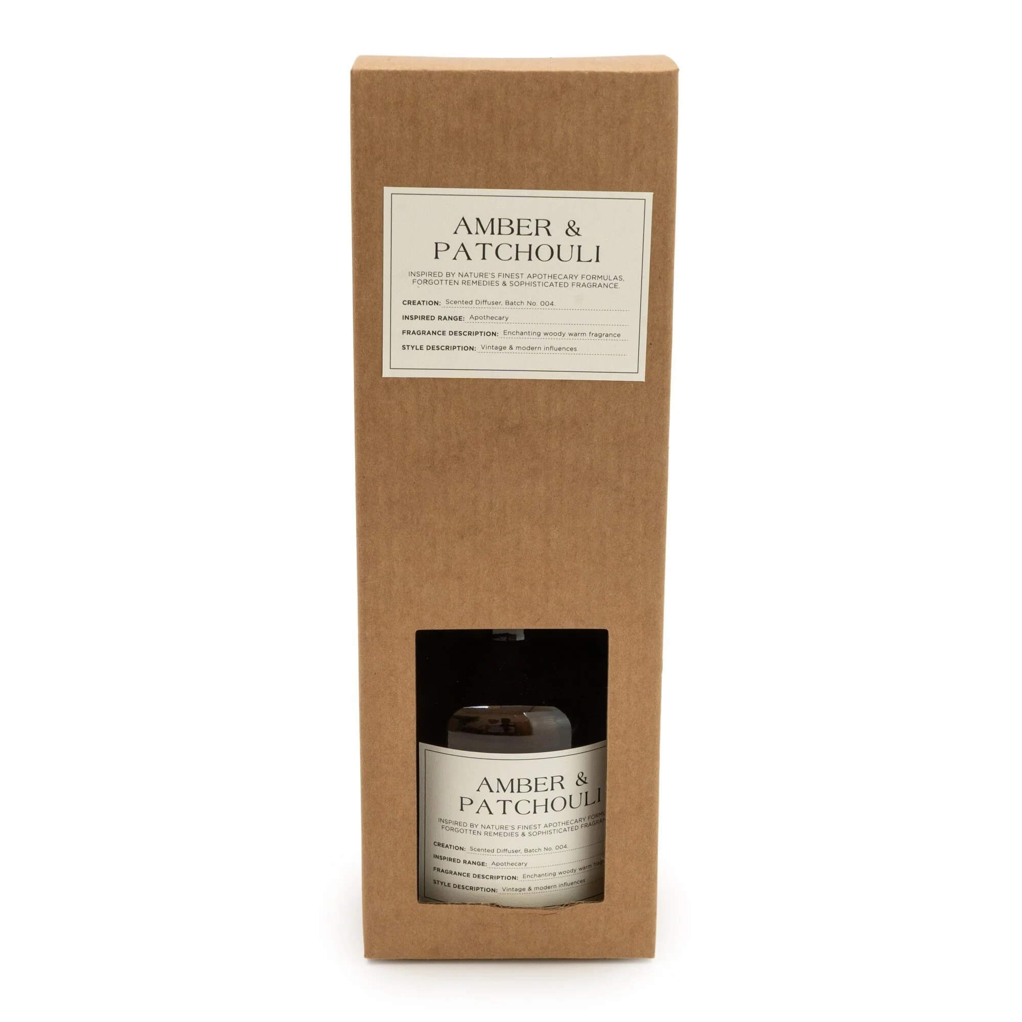 Amber & Patchouli Reed Diffuser