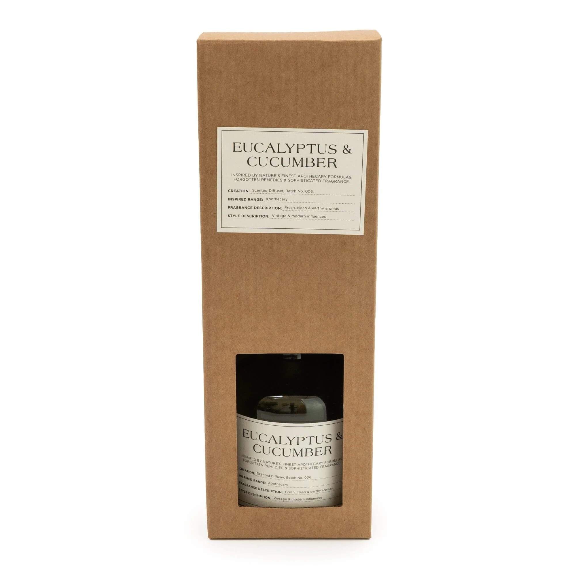 Eucalyptus & Cucumber Reed Diffuser