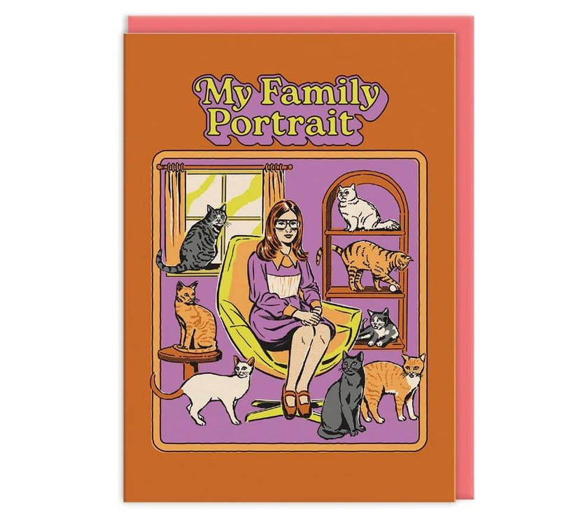 Rhodes Family Portrait Birthday Card