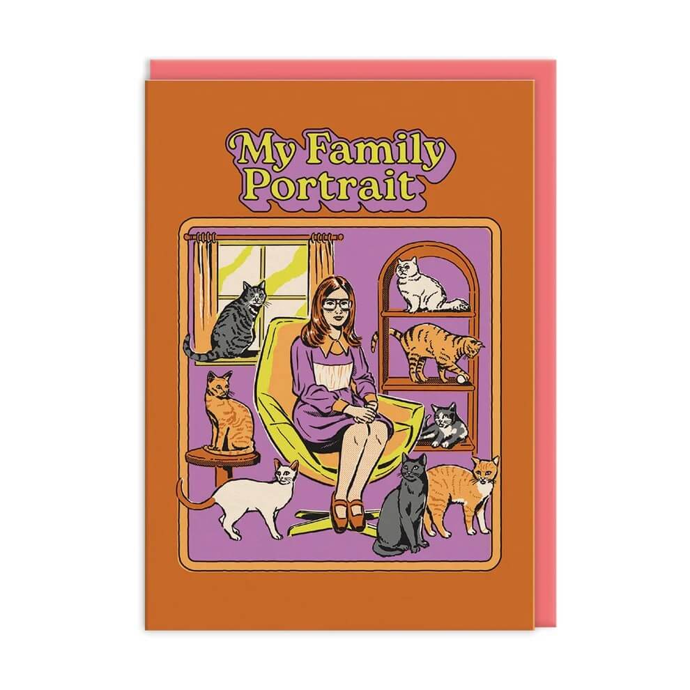 Rhodes Family Portrait Birthday Card