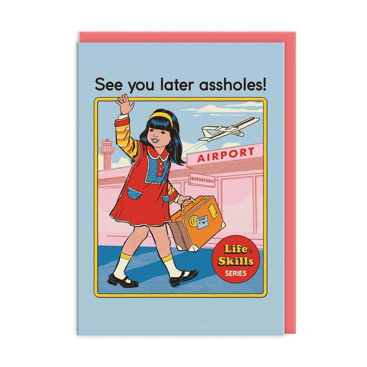 Leaving Greeting Card