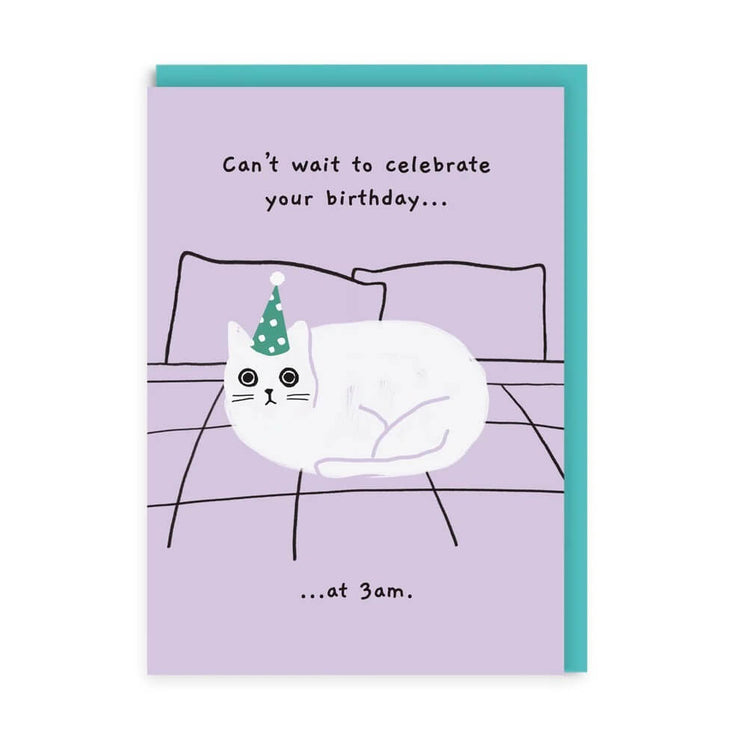 Ken Cat 3am Birthday Card