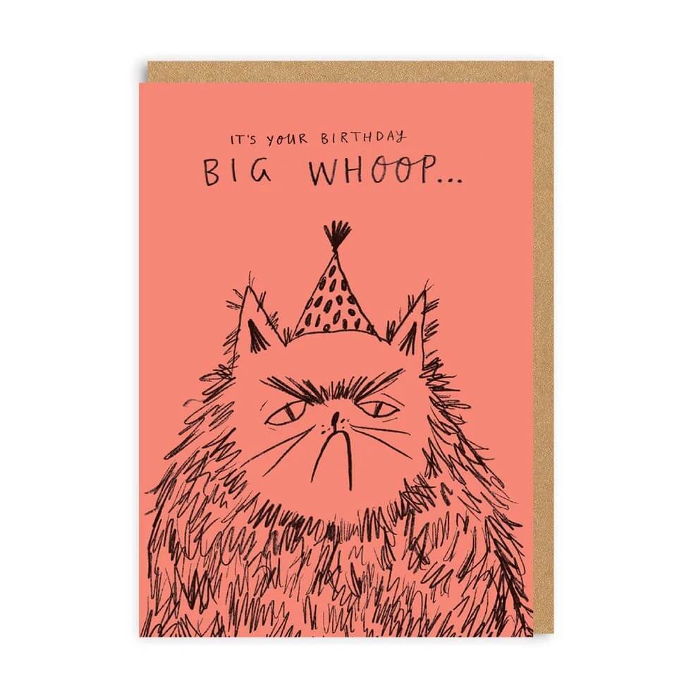 Big Whoop Birthday Card - House of Cards