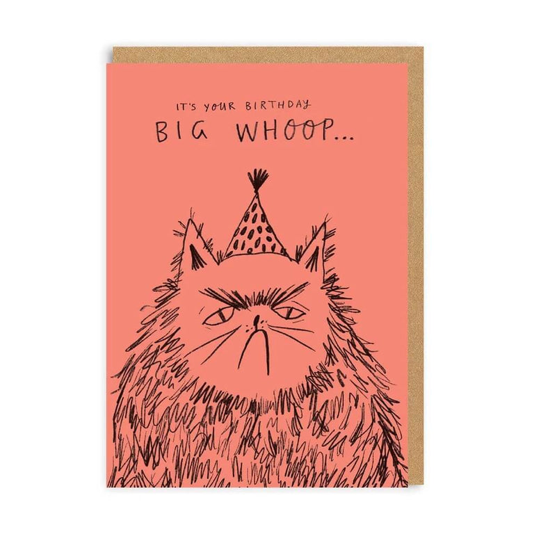 Big Whoop Birthday Card - House of Cards