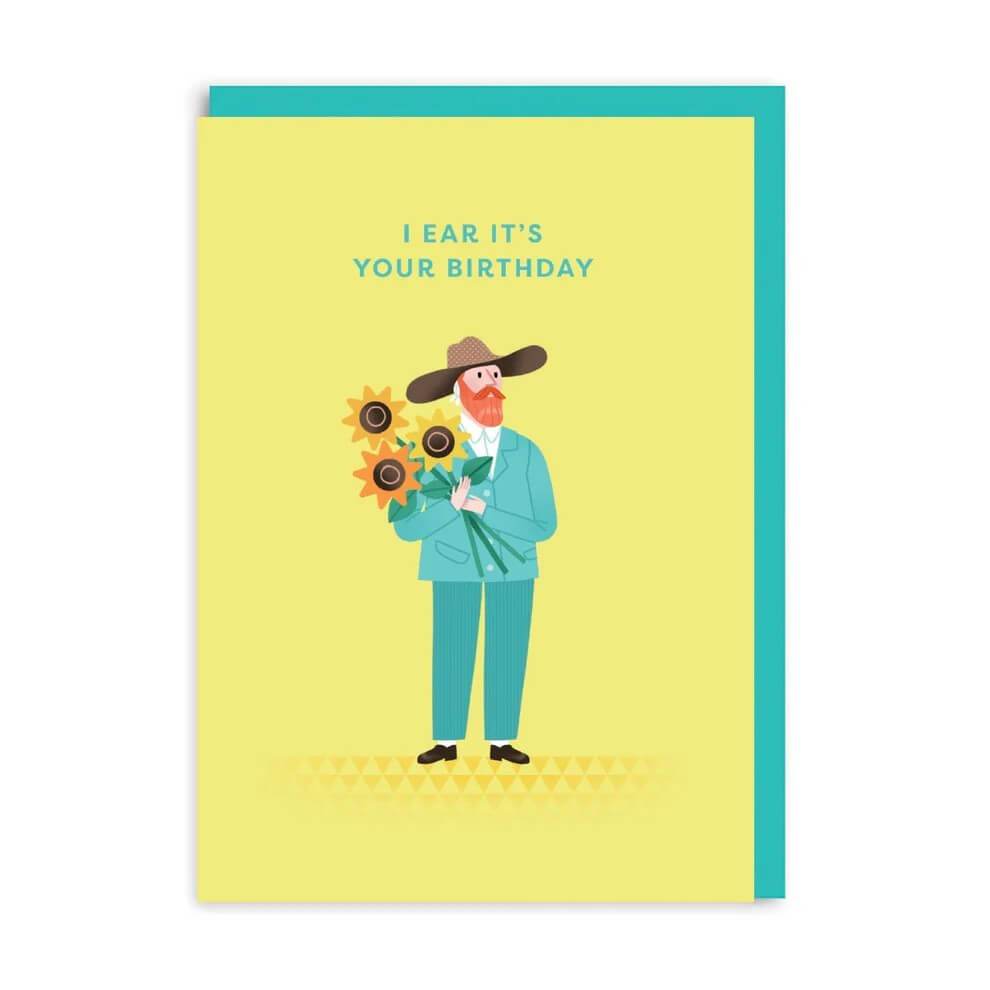 Icons Van Gogh Birthday Card - House of Cards