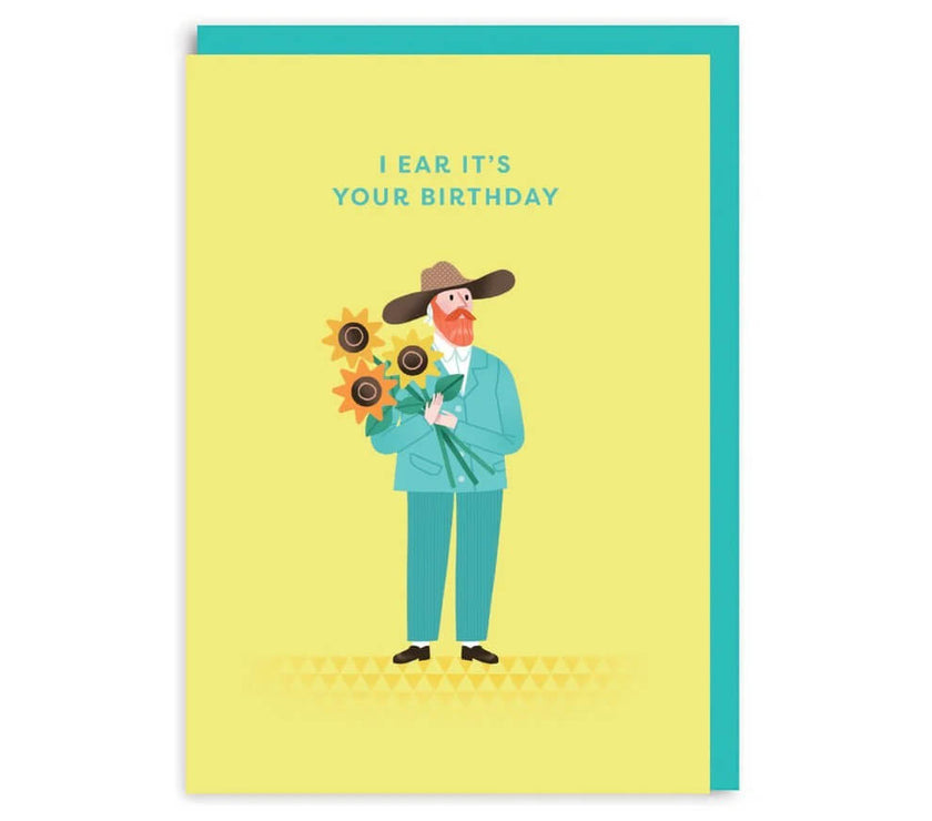 Icons Van Gogh Birthday Card