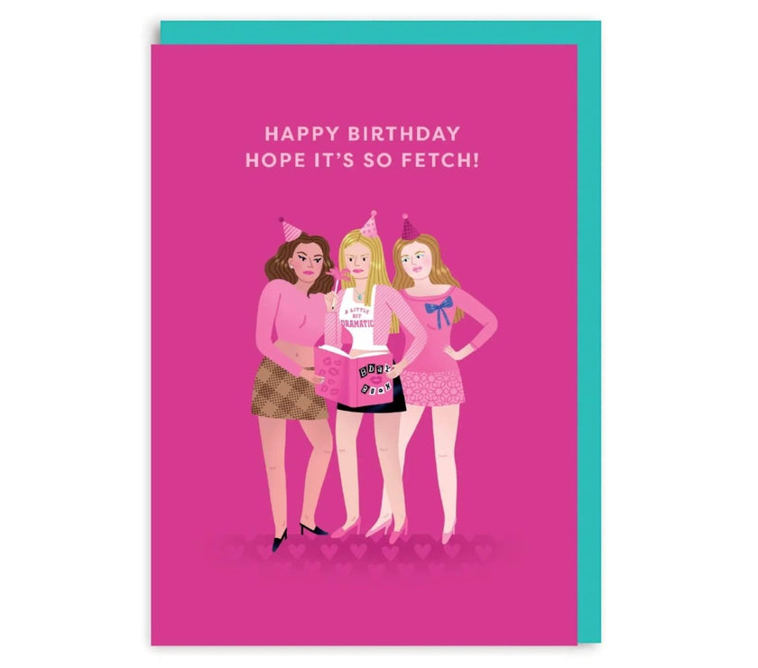 Icons Mean Girls Birthday Card