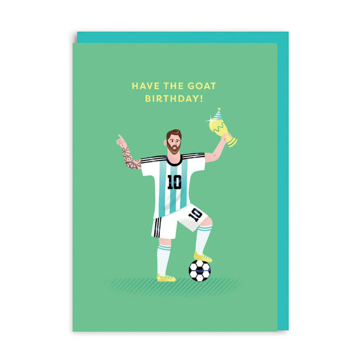 Lionel Messi Greeting Card