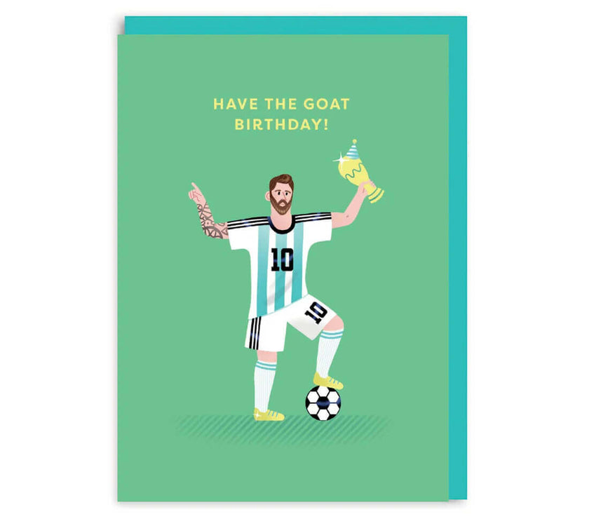 Lionel Messi Greeting Card