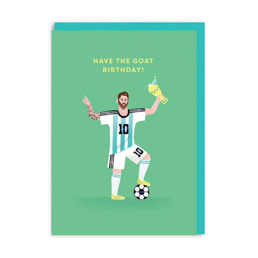 Lionel Messi Greeting Card