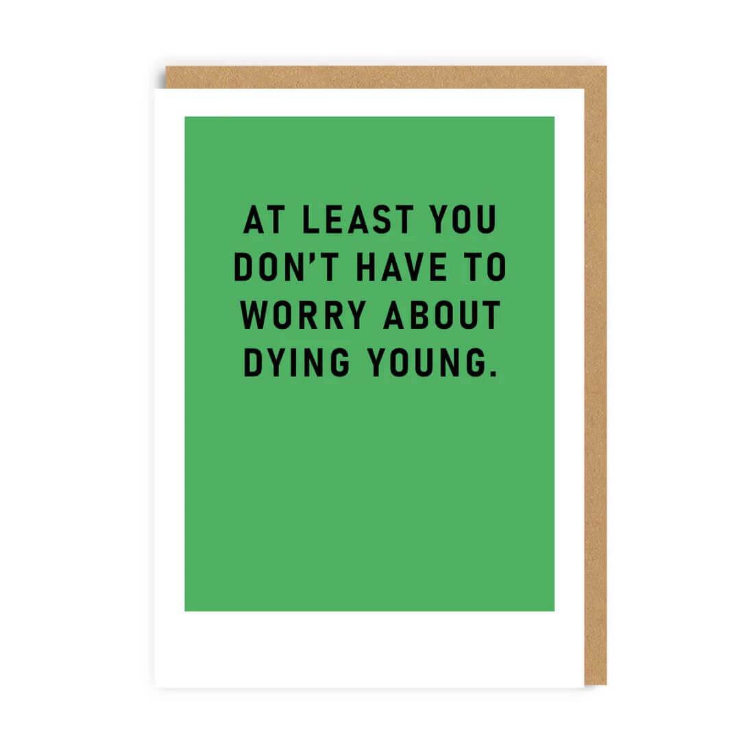 Dying Young Greeting Card - House of Cards