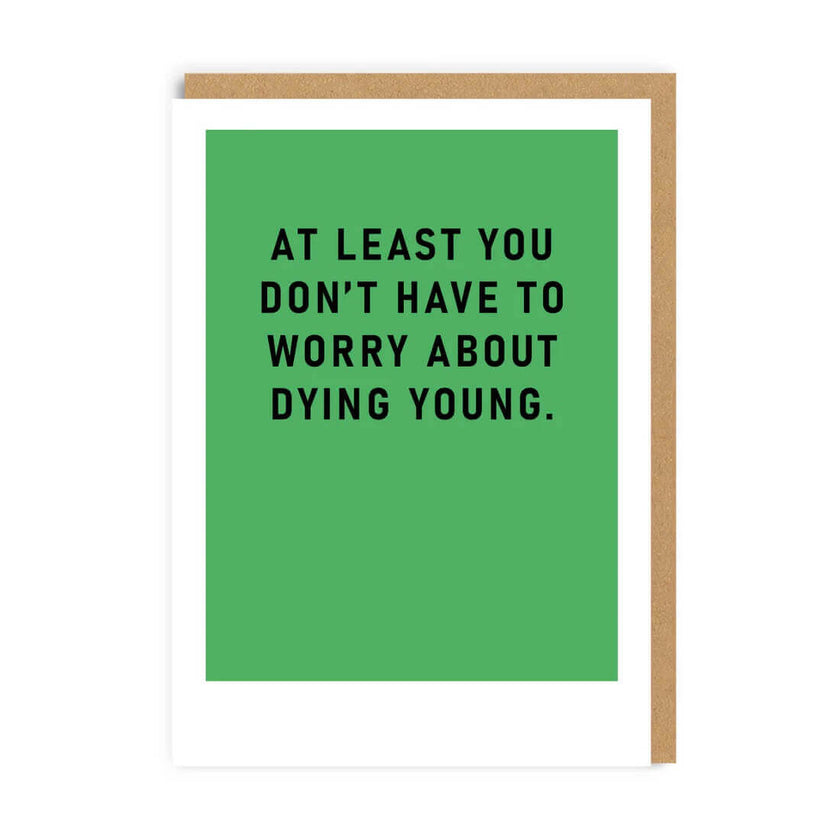Dying Young Greeting Card