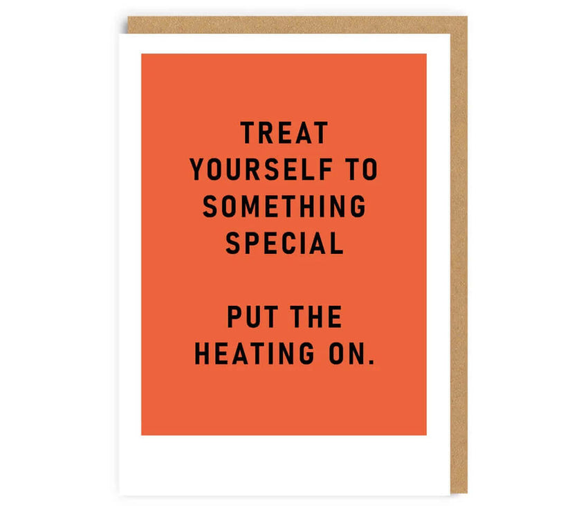 Heating On Greeting Card
