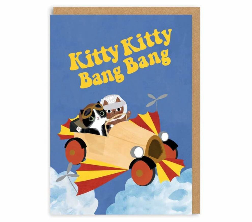 Kitty Kitty Bang Bang Birthday Card