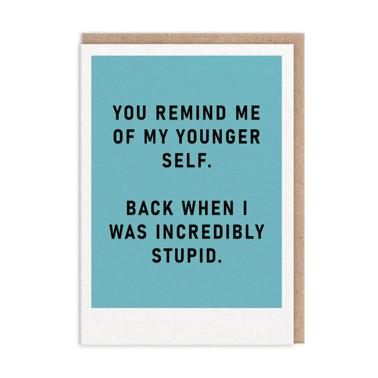 Younger Self Greeting Card