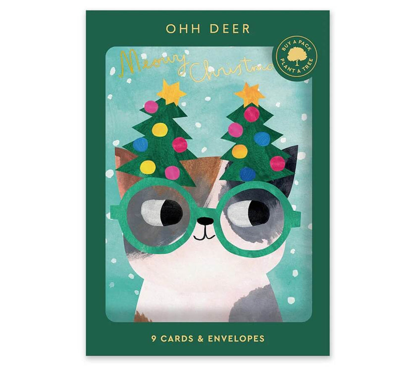 Cat Dress Up Christmas Boxed Cards