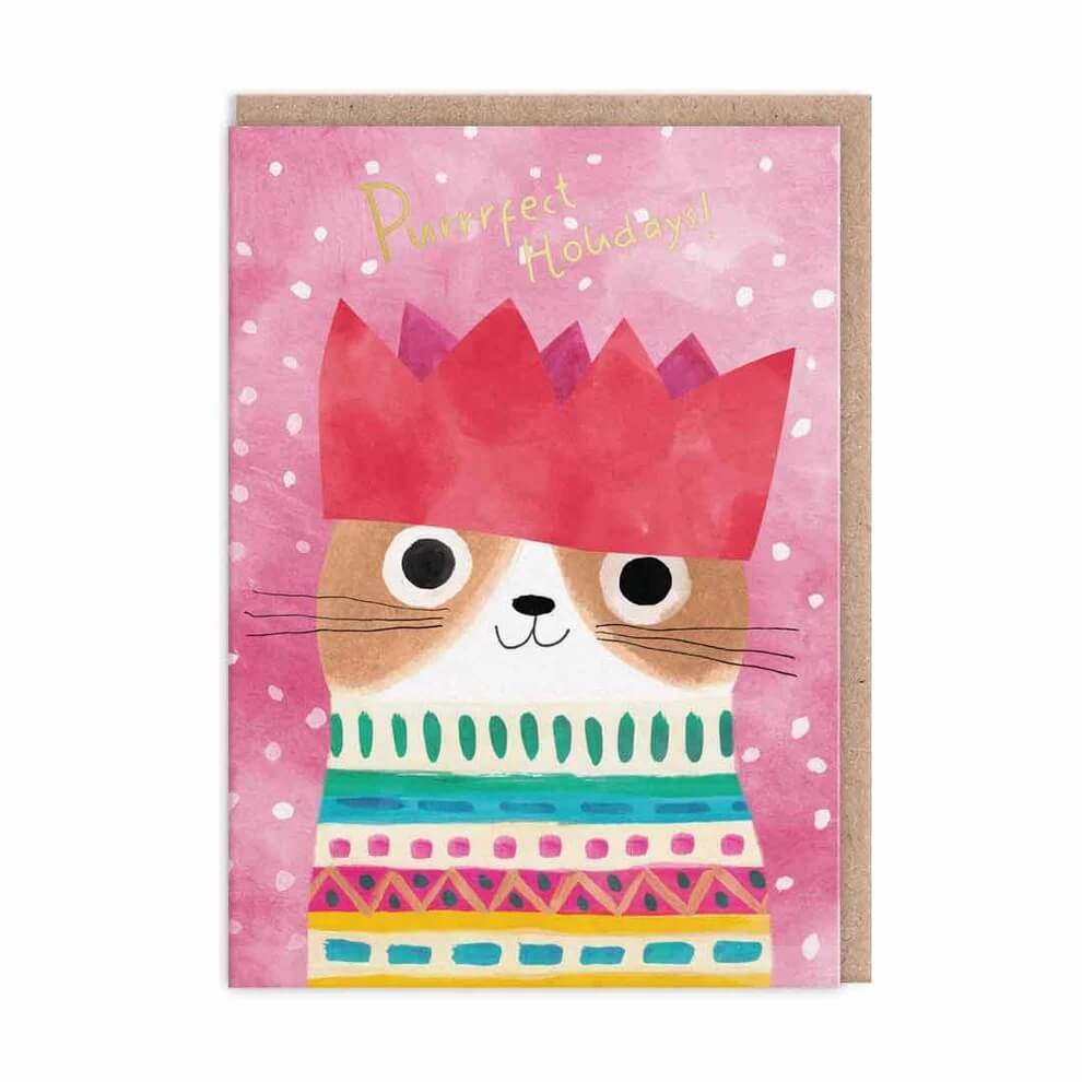 Cat Dress Up Christmas Boxed Cards - House of Cards