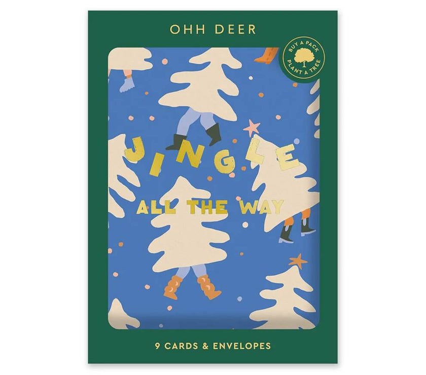 Walking Tree Christmas Boxed Cards