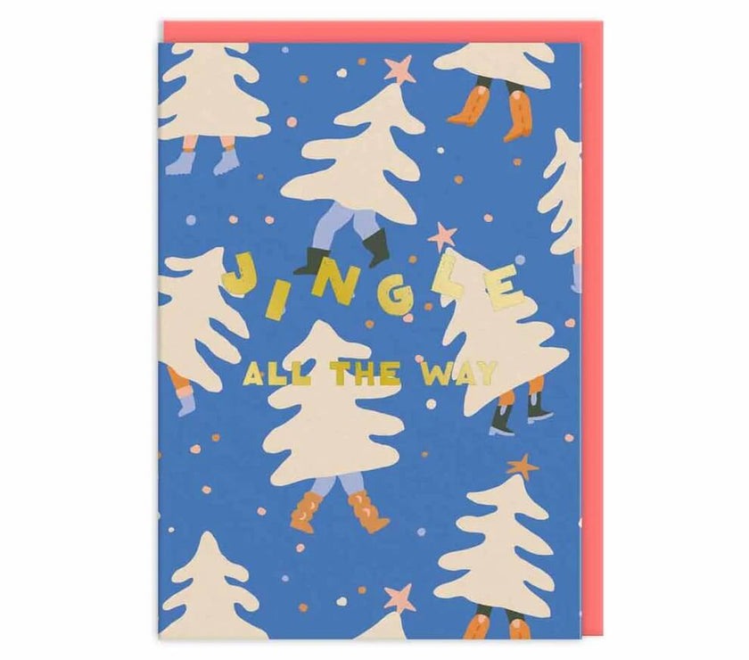 Walking Tree Christmas Boxed Cards