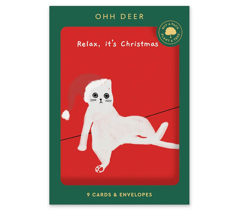 Ken the Cat Christmas Boxed Cards