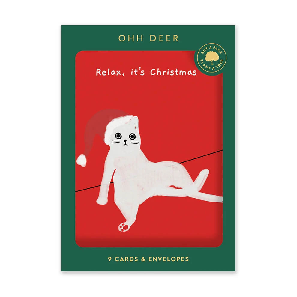 Ken the Cat Christmas Boxed Cards