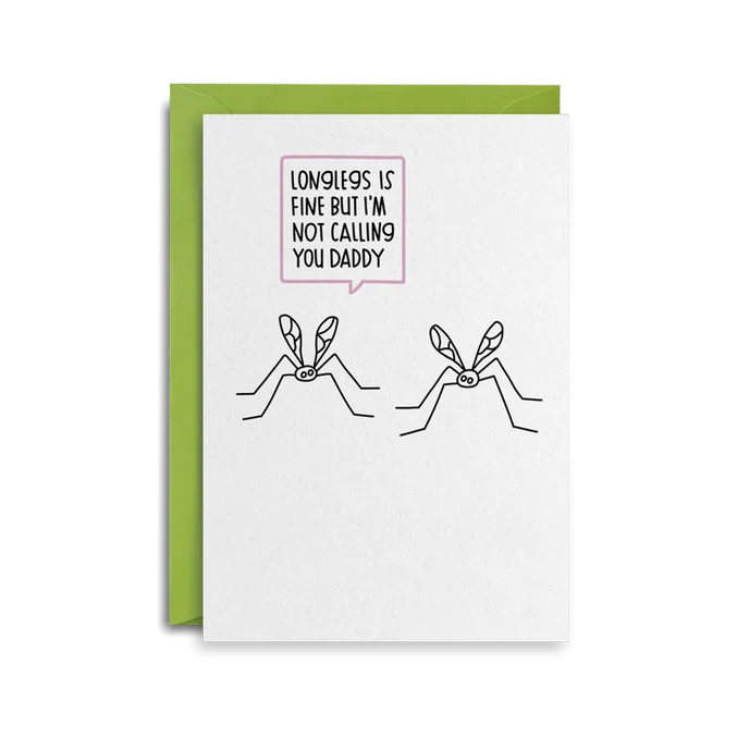 Daddy Longlegs Greeting Card