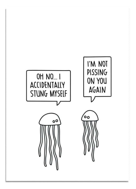 Jellyfish Greeting Card