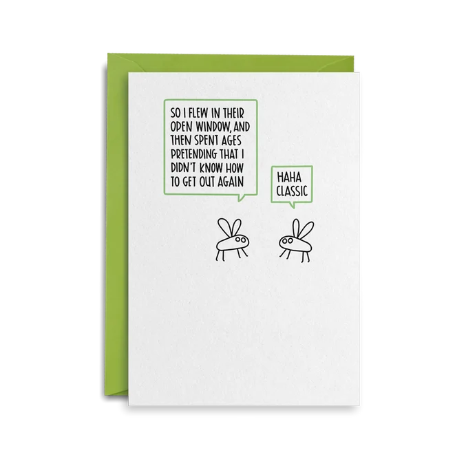 Flies Greeting Card