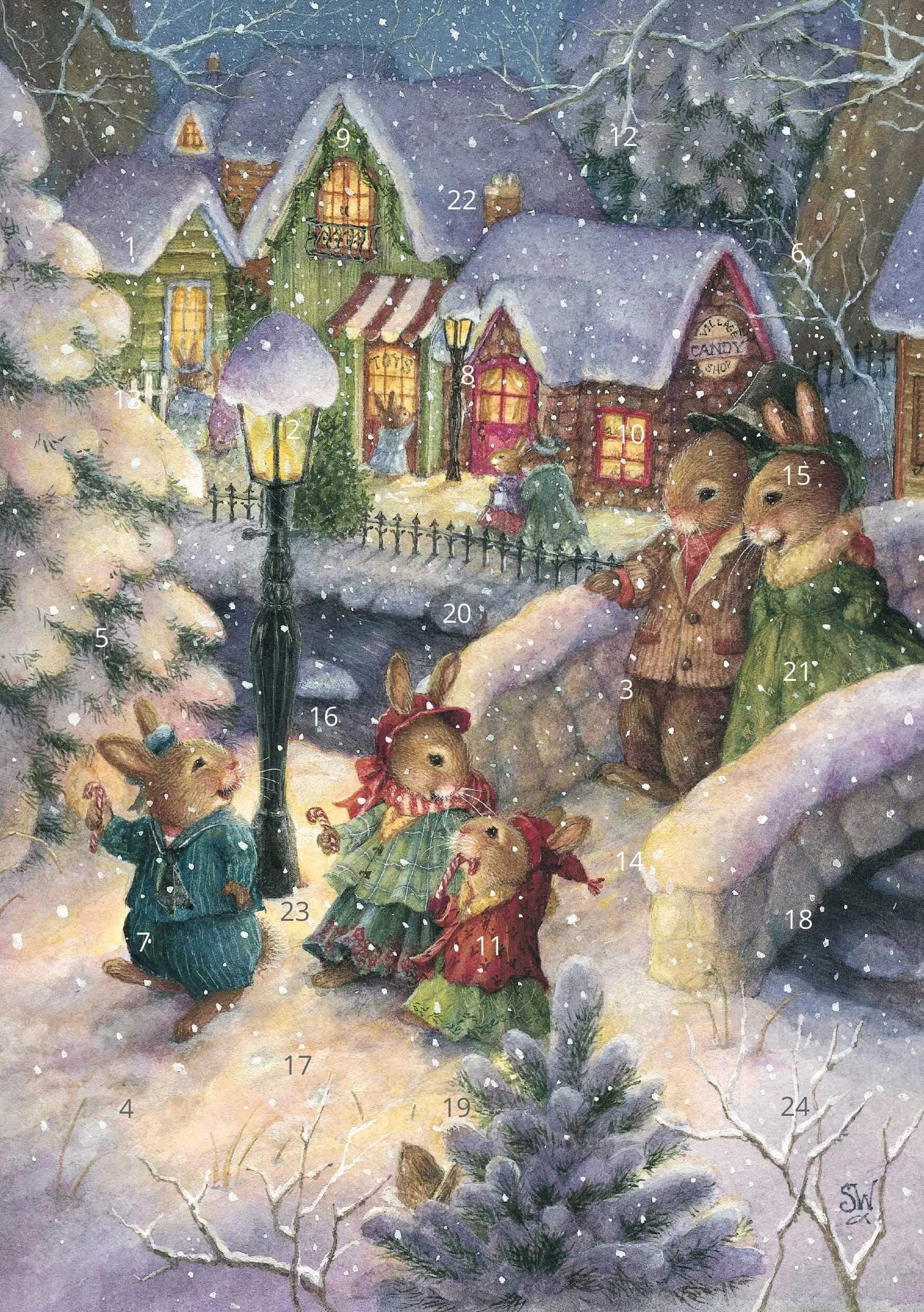 Christmas Fun A5 Advent Card