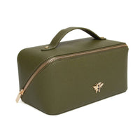 Olive Train Case - Luxury Travel Bag