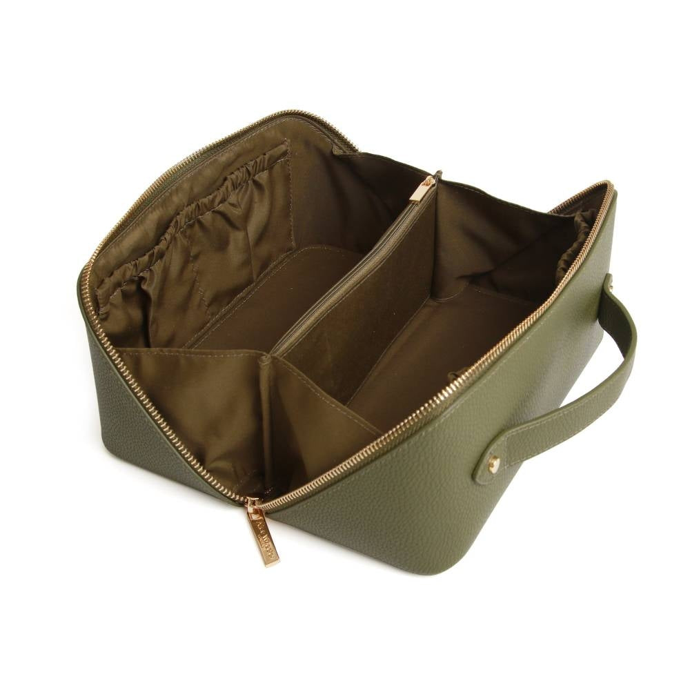 Olive Train Case - Luxury Travel Bag