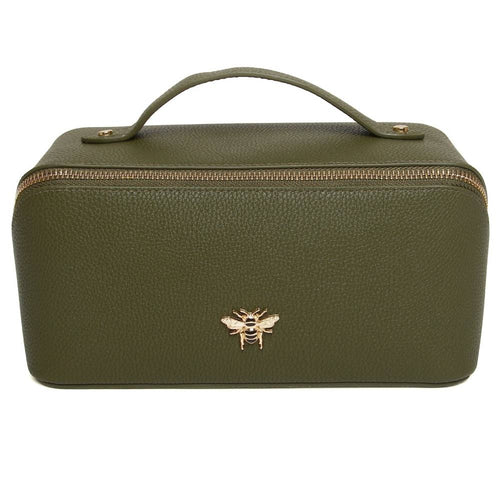 Olive Train Case - Luxury Travel Bag