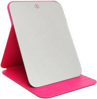 Folding Travel Mirror Hot Pink